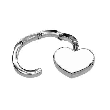colgador de bolso corazón