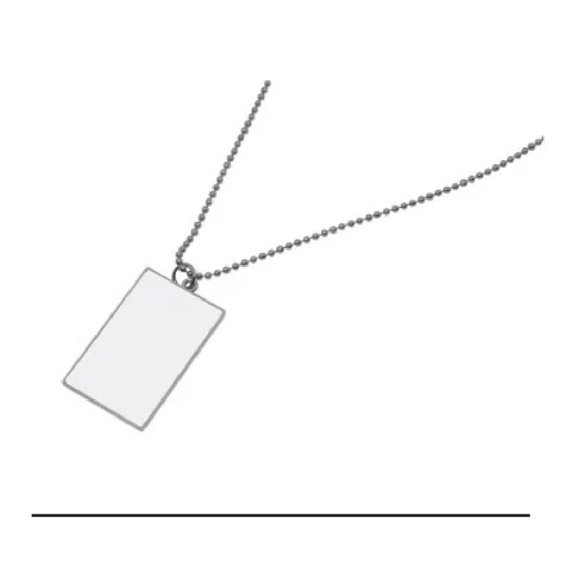 placa de identificación rectángular
