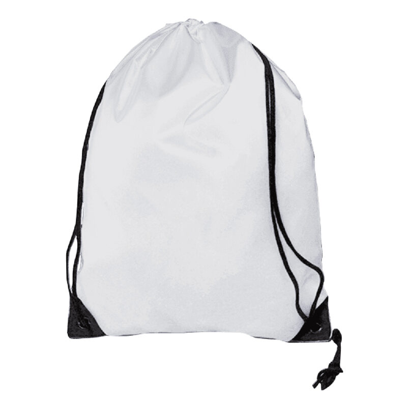 mochila deportiva sublimable blanca color make