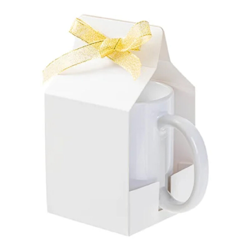 caja decorativa sublimable para tazas ó enamel 15.2x41.7 cm