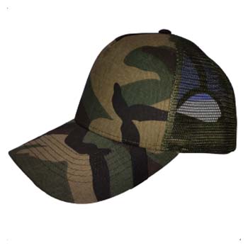 gorra de malla verde camuflado
