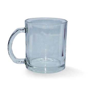 vaso de vidrio transparente 11oz