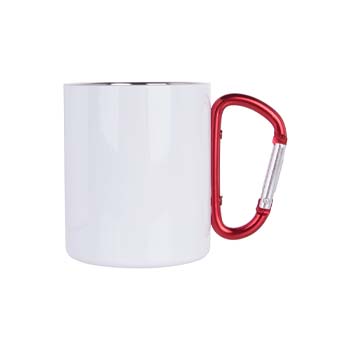 taza acero inoxidable carabiner handle
