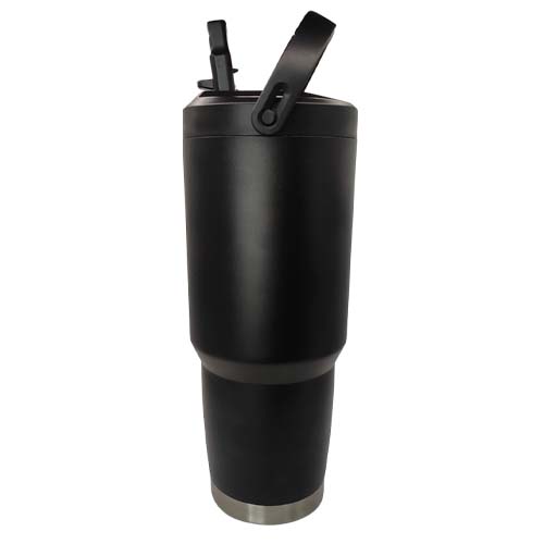 tumbler 30oz con agarradera y pajilla acero inoxidable 304