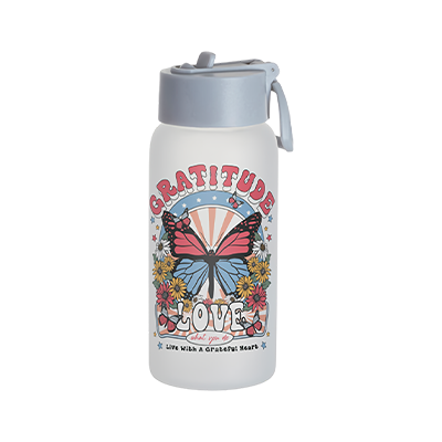 botella deportiva de vidrio glaseado de 25oz