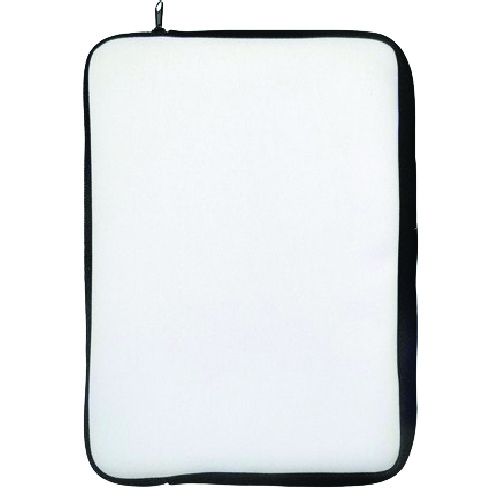 funda para laptop zipper negro & blanco