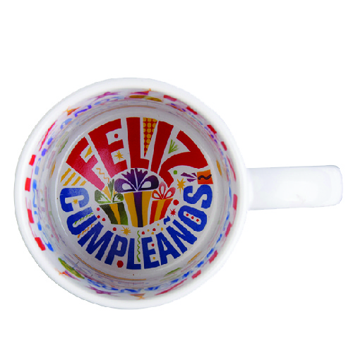 taza interior feliz cumpleaños