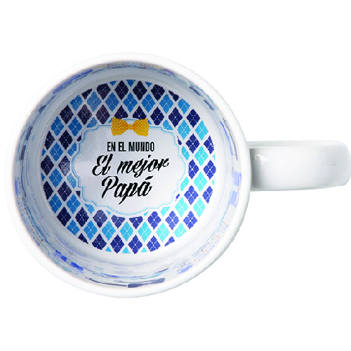 taza interior “el mejor papá del mundo”