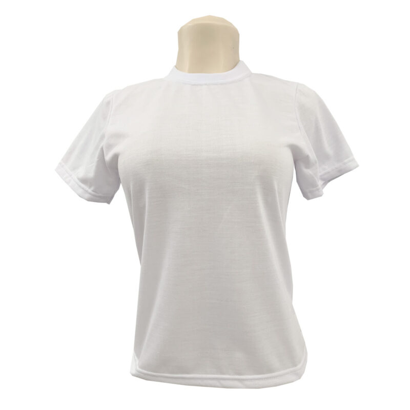 camiseta cuello redondo dama poliéster s,m,l,xl,2xl