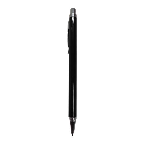 bolígrafo metálico delgado negro (tinta negra)